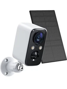 FOAOOD Solar Panel Security Cameras Wireless Outdoor - Battery Powered... - Picture 1 of 6