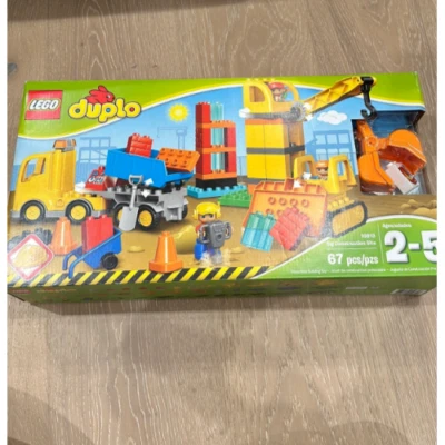 Lego Duplo Big Construction Site 10813 Building Kit 67 Pcs Retired Set Playset - Image 1 of 4