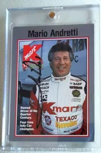 F1 FORMULA 1 CHAMPION MARIO ANDRETTI signed K-MART VINTAGE trading card  - Picture 1 of 5
