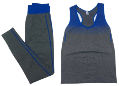 Damas Chaleco Prenda para el torso Leggings Set Fitness Mujeres Entrenamiento Yoga Traje Gimnasio Ropa Deportiva Foto 1 de 4