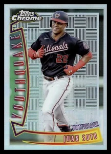 2022 Topps Chrome SONIC JUAN SOTO YOUTHQUAKE YQ-28 NATIONALS - Picture 1 of 2