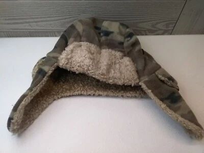 GAP NIÑOS CAMUFLAJE INVIERNO SOMBRERO LG/XL OREJA SOLAPA TRAMPERO Foto 1 de 4