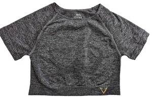 Vah Voom Women’s Crop Top T-Shirt Size see pics grey - Picture 1 of 5