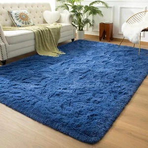 Luxury Fluffy Rug Ultra Soft Shag Carpet For Bedroom Living Room Big Area Rugs - Picture 1 of 140