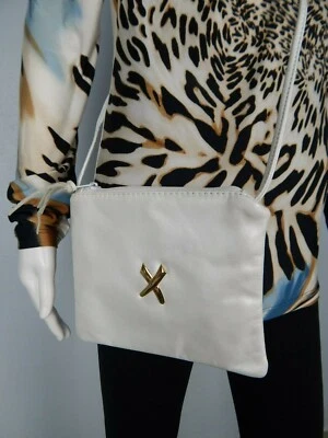 Vintage Paul Joseph White Genuine Leather Crossbody Bag Made in USA - Image 1 of 4