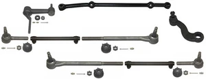 63-64 IMPALA 605 POWER STEERING CONVERSION KIT,PITMAN,IDLER,DRAG LINK,TIE RODS,+ - Picture 1 of 1