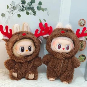 17cm Mini Plush Doll's Clothes Outfit Accessories for Labubu Idol V1 V2 Christma - Picture 1 of 27