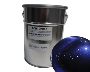 4 Liter Spritzfertigen Basislack geeignet für Opel 47U Blau Metallic Autolack L - Picture 1 of 1