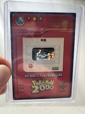 2000 Topps Pokemon The Movie 2000 Authentic 35MM Film Frame Card RARE