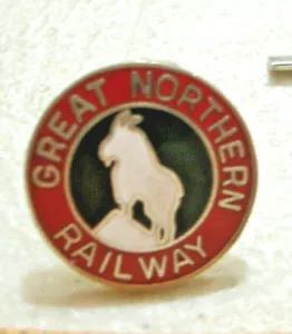 GREAT NORTHERN RAILWAY TIE TAC PIN - Bild 1 von 3