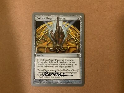 MTG Magic Pointy Finger of Doom Signed Artist Proof x1 Unhinged UNH Pilcerova - Image 1 of 2