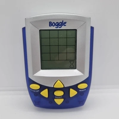 Boggle Electronic Hand Held 3 Minute Word Search Game Hasbro 2002 Tested - Image 1 of 4