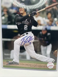 Troy Tulowitzki, Rockies, Autographed 8x10 with COA - Picture 1 of 3