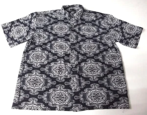 Vintage NO FEAR 90s Mens Small Short Sleeve Polyester Button Up Shirt - Picture 1 of 8