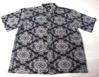 Vintage NO FEAR 90s Mens Small Short Sleeve Polyester Button Up Shirt - Image 1 of 4