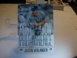 2018 Topps Update Postseason Preeminence #PO-21 - Justin Verlander 18-061 - Picture 1 of 2
