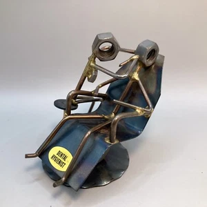 Dental Hygenist Collectible Handmade Metal Art Figurine Desk Accessory - Picture 1 of 5