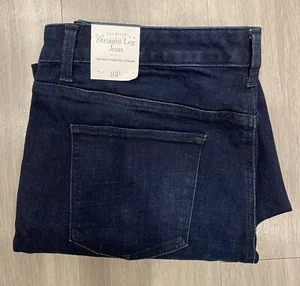Talbots 16P High Waist Women’s Straight Leg Denim Blue Jeans New! NWT $128 - Picture 1 of 10