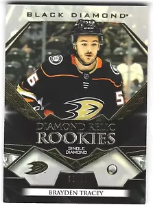 2022-23 Upper Deck Black Diamond Brayden Tracey Diamond Relics Rookie /99 - Picture 1 of 1