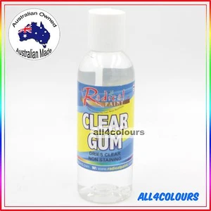 125ML OZ Made NON TOXIC CLEAR GUM Water Based adhesive for SLIME Non Staining - Picture 1 of 2