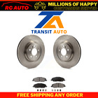 Disc Brake Rotors And Semi-Metallic Pads Front Kit For Ford Mustang