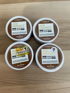 *L’Oréal Age Perfect 4-In-1 Tinted Balm Infused Firming Serum 10 Deep Lot Of 4 - Picture 1 of 2