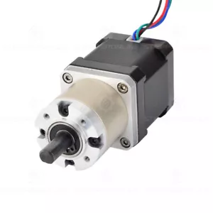 Motor paso a paso bipolar Nema 17 con relación 27:1 caja de cambios planetaria L = 48 mm 1,68A - Imagen 1 de 6