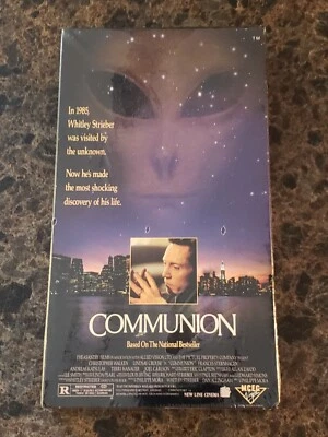 BRAND NEW Communion (VHS, 1990) Christopher Walken RARE Sealed Watermarks *Pics - Image 1 of 4