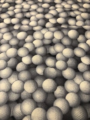 Tela deportiva - Pelotas de golf lanzadas blancas grises - Fabri-Edredón por comprar Foto 1 de 3