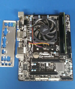 Gigabyte GA-F2A55M-HD2 Motherboard / AMD A8-6600k CPU & 8GB RAM I/O Shield