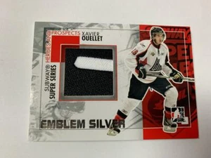 2010-11 ITG HEROES AND PROSPECTS SUBWAY XAVIER OUELLET EMBLEM SILVER /3 - Picture 1 of 1