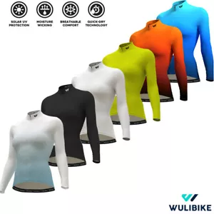 Wulibike Frauen Radfahren Jersey Langarm Full Zip Herbst Radfahren Trikot - Bild 1 von 42