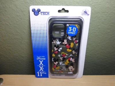 Disney D-Tech Mickey Mouse 3-D Effect iPhone X Xs 11 Pro Phone Mobile Case New - Image 1 of 3