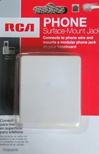 RCA TP265WHR Phone Surface-Mount Jack Connector - Brand New - Picture 1 of 4