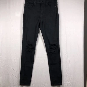 Legging de tiro alto de jean negro talla 6R Express - Imagen 1 de 15
