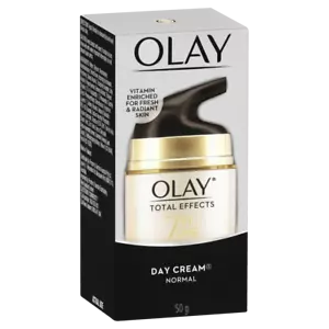 Olay Total Effects 7 in One Day Cream Normal 50g Wrinkles Fresh Radiant Skin - Picture 1 of 4