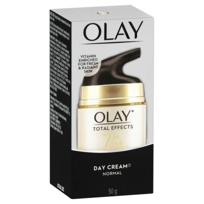 Olay Total Effects 7 in One Day Cream Normal 50g Wrinkles Fresh Radiant Skin - Image 1 of 4