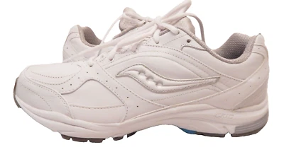 Saucony Women’s Grid Integrity ST2 White Leather Athletic Sneakers Size 12D - Image 1 of 4