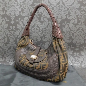 FENDI Schultertasche Zucca Canvas braun #35 Rise-on - Bild 1 von 17