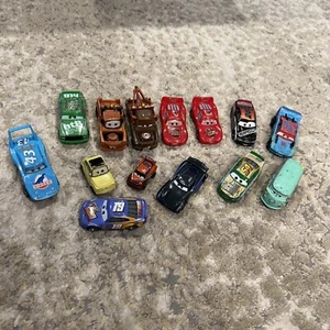 disney pixar cars lot 14 race car lot All Pre Owned Played With - Picture 1 of 10