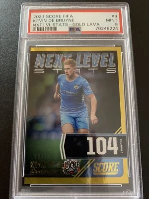 Kevin De Bruyne 2021-22 Score EPL GOLD /10 Premier League Next Level Stats PSA 9 - Image 1 of 2