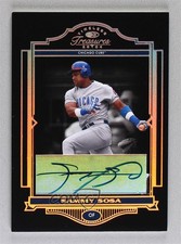 2004 Donruss Timeless Treasures Bronze Signatures /50 Sammy Sosa #91 Auto