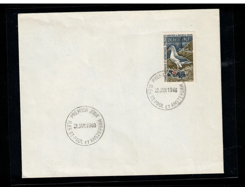 French Southern Antartic Territories #28 (Yvert #24) Very Fine Used On FDC - Image 1 of 1