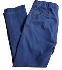 Ralph Lauren Rugby 34x32 Mens Navy Blue Flat Front Cotton Chino Pants