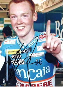 Motor Bike Rider Moto GP Bradley Smith Hand Signed Photo Autograph 7x5" AC - Picture 1 of 1