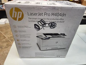 HP LaserJet Pro M404dn Monochrome Laser Printer - New Sealed - Picture 1 of 4