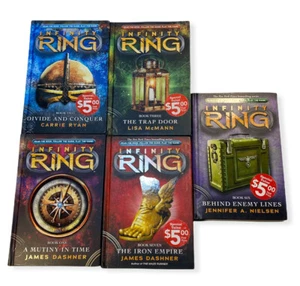 Lot of 5 -Infinity Ring - Hardcover Books 1,2,3,6,7 - Adventure 39 Clues Nielsen - Picture 1 of 7