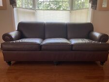 Ethan Allen Leather Sofa