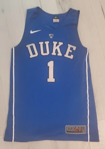 Duke Blue Devils #1 Kyrie Irving / Zion Williamson Basketball Jersey Size M Cover