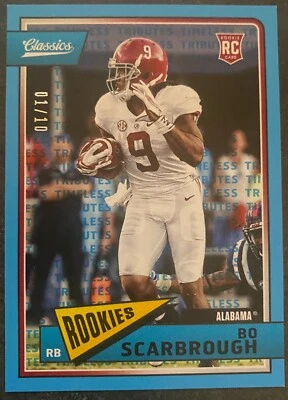2018 Panini Classics RC Timeless Tributes BLUE /10 BO SCARBROUGH RC VERY RARE! - Image 1 of 2